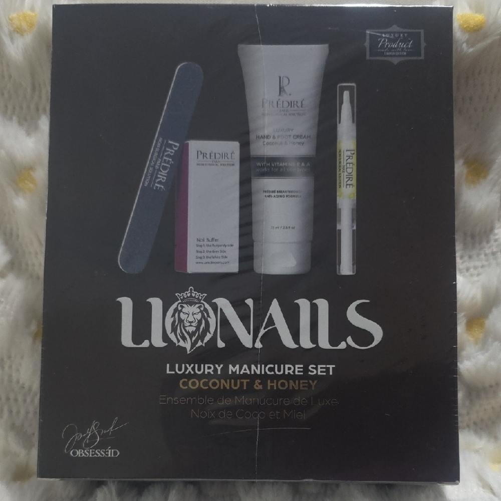 Prèdire Paris Lionails Luxury Manicure Set - Coconut & Honey
